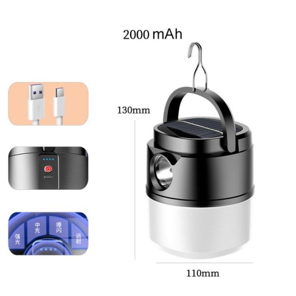 Outdoor Camping Lamp Emergency Tent Light Hiking Fishing Night Light on Sale