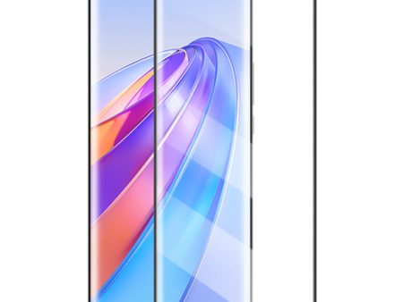 AMORUS For Honor X40 5G 3D Curved Full Screen Protector Silk Printing Full Glue Tempered Glass Film Online