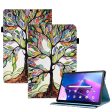 For Lenovo Tab M10 (Gen 3) PU Leather Tablet Case Pattern Printing Stand Card Holder Cover with Elastic Band Discount